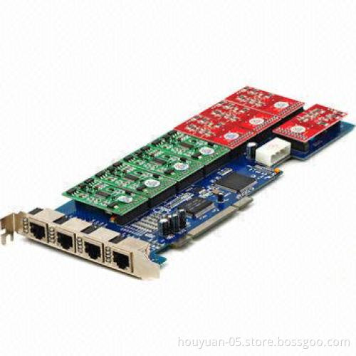 Analog Card with Dual 4FXO+4FXS, Wireless Point-to-Point Applications Between Asterisk Servers